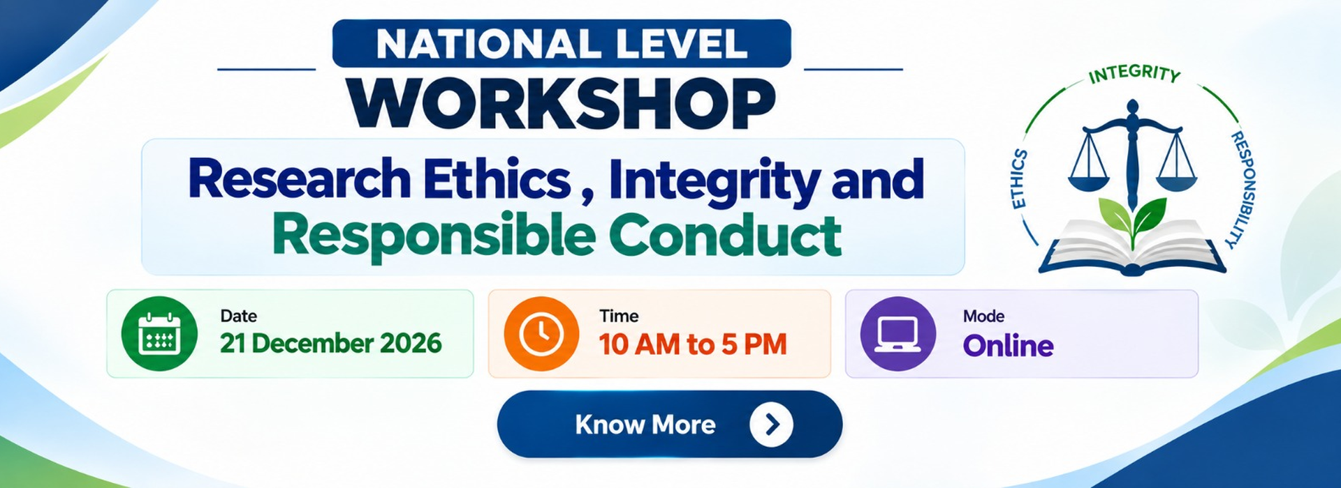 Research Ethics, Integrity and Responsible Conduct — 21 December 2026